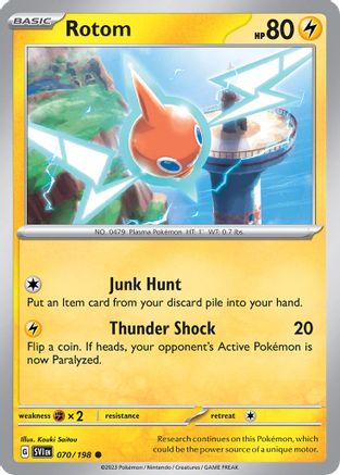 Rotom (Cosmos Holo) - (070/198) Holofoil [Miscellaneous Cards & Products]