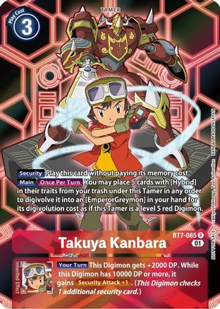 Takuya Kanbara [BT7-085] (D-Scanner Alternate Art) [Next Adventure Promos] - Trinity Hobby