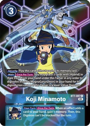 Koji Minamoto [BT7-087] (D-Scanner Alternate Art) [Next Adventure Promos] - Trinity Hobby