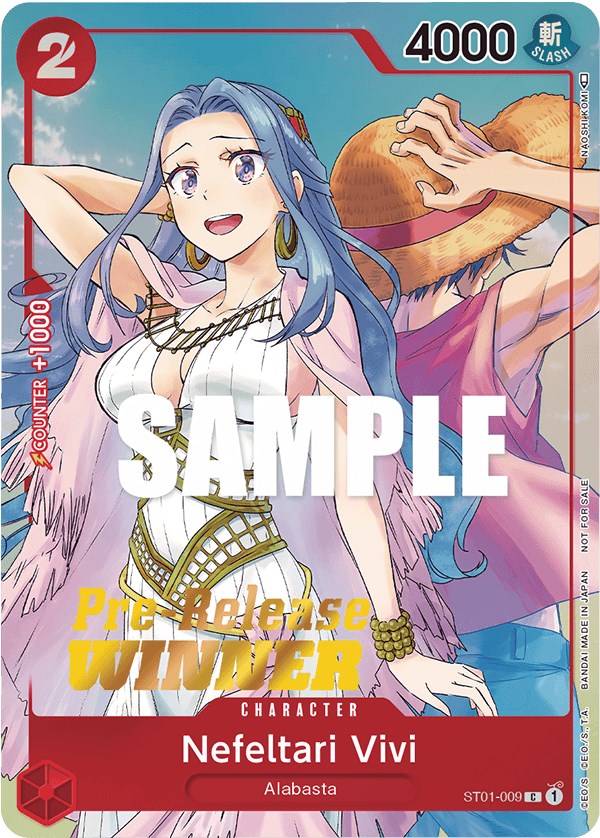 Nefeltari Vivi (OP-03 Pre-Release Tournament) [Winner] (ST01-009) - [One Piece Promotion Cards] Foil - Trinity Hobby