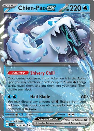 Chien-Pao ex (061/193) [Scarlet & Violet: Paldea Evolved] - Trinity Hobby
