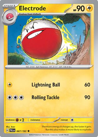 Electrode (067/193) [Scarlet & Violet: Paldea Evolved] - Trinity Hobby