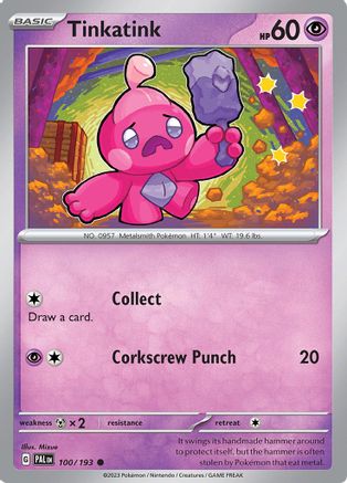 Tinkatink (100/193) [Scarlet & Violet: Paldea Evolved] - Trinity Hobby