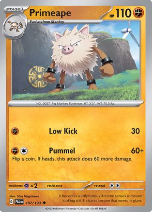 Primeape (107/193) [Scarlet & Violet: Paldea Evolved] - Trinity Hobby