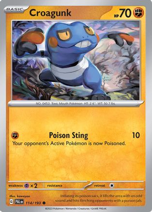 Croagunk (114/193) [Scarlet & Violet: Paldea Evolved] - Trinity Hobby
