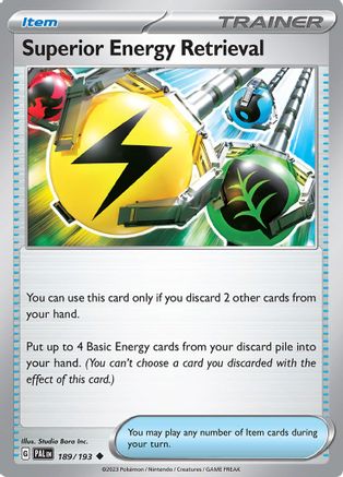 Superior Energy Retrieval (189/193) [Scarlet & Violet: Paldea Evolved] - Trinity Hobby