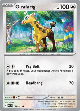 Girafarig (154/193) [Scarlet & Violet: Paldea Evolved] - Trinity Hobby