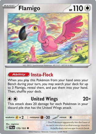Flamigo (170/193) [Scarlet & Violet: Paldea Evolved] - Trinity Hobby