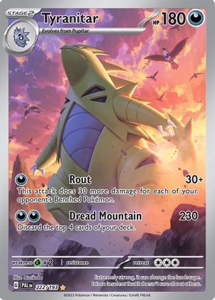 Tyranitar (222/193) [Scarlet & Violet: Paldea Evolved] - Trinity Hobby