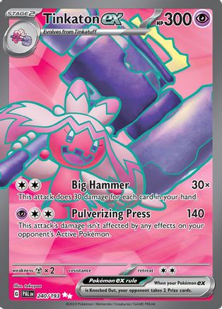 Tinkaton ex (240/193) [Scarlet & Violet: Paldea Evolved] - Trinity Hobby