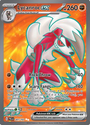 Lycanroc ex (241/193) [Scarlet & Violet: Paldea Evolved] - Trinity Hobby