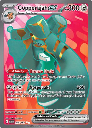 Copperajah ex (245/193) [Scarlet & Violet: Paldea Evolved] - Trinity Hobby