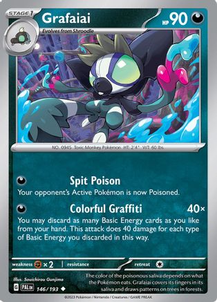 Grafaiai (146/193) [Scarlet & Violet: Paldea Evolved] - Trinity Hobby