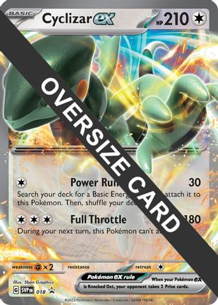 Cyclizar ex (018) (Jumbo Card) [Scarlet & Violet: Black Star Promos] - Trinity Hobby