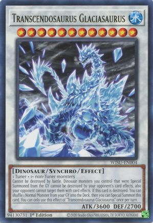 Transcendosaurus Glaciasaurus [WISU-EN004] Rare - Trinity Hobby