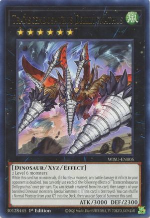 Transcendosaurus Drillygnathus [WISU-EN005] Rare - Trinity Hobby