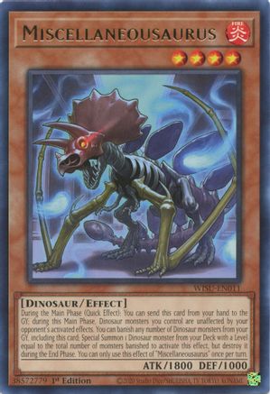 Miscellaneousaurus [WISU-EN011] Rare - Trinity Hobby
