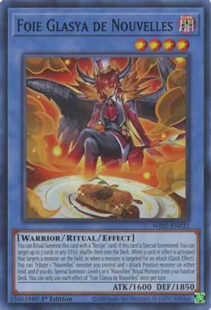 Foie Glasya de Nouvelles [WISU-EN032] Super Rare - Trinity Hobby
