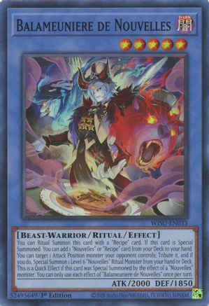 Balameuniere de Nouvelles [WISU-EN033] Super Rare - Trinity Hobby
