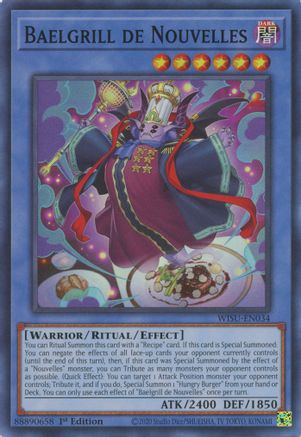 Baelgrill de Nouvelles [WISU-EN034] Super Rare - Trinity Hobby