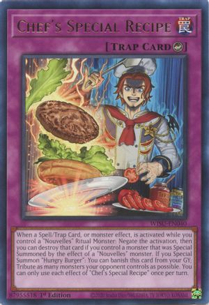 Chef's Special Recipe [WISU-EN040] Rare - Trinity Hobby