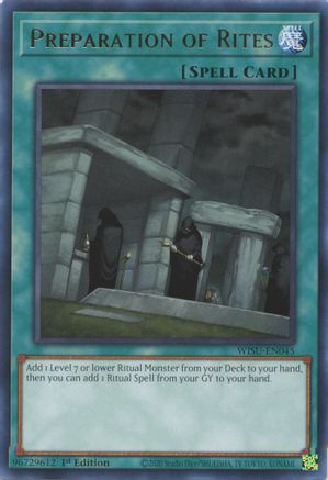 Preparation of Rites [WISU-EN045] Rare - Trinity Hobby