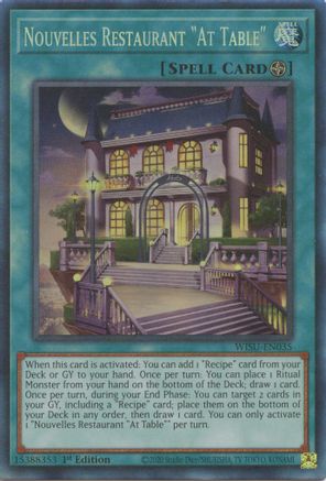 Nouvelles Restaurant "At Table" [WISU-EN035] Collector's Rare - Trinity Hobby