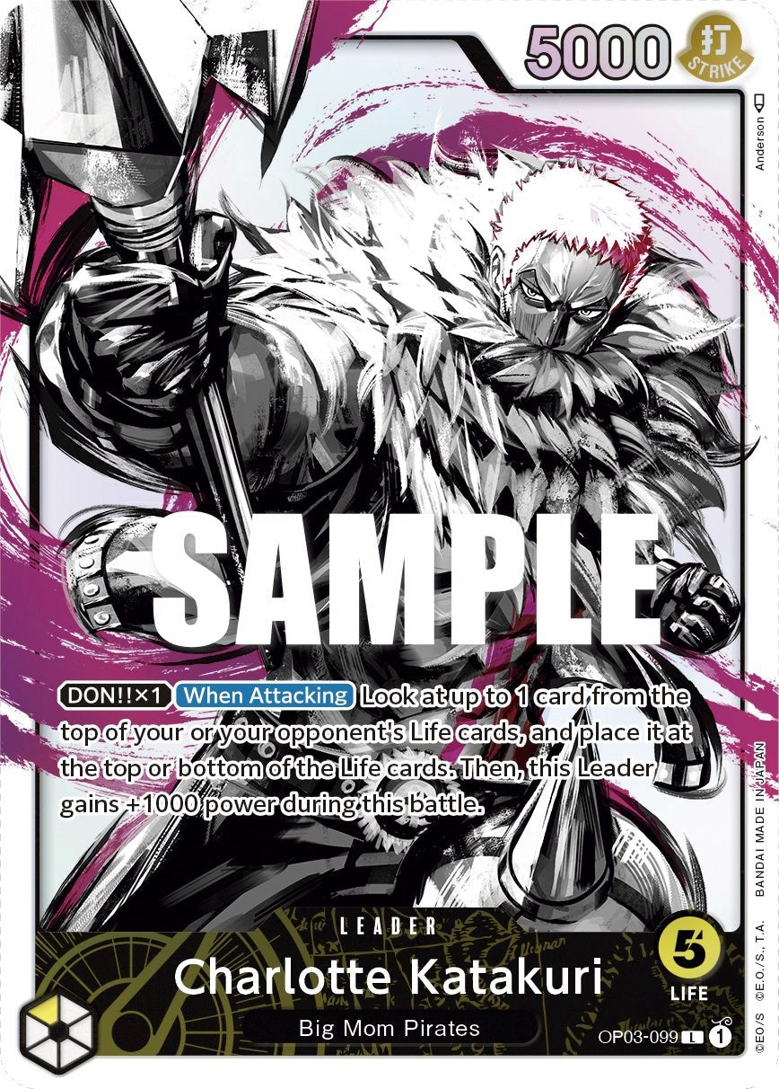 Charlotte Katakuri (099) (Alternate Art) (OP03-099) - [Pillars of Strength] Foil - Trinity Hobby