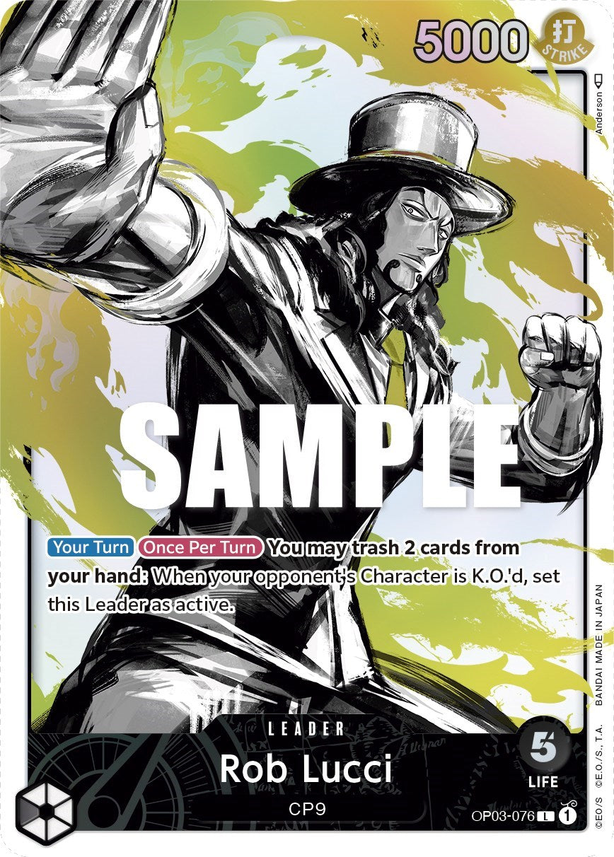 Rob Lucci (076) (Alternate Art) (OP03-076) - [Pillars of Strength] Foil - Trinity Hobby