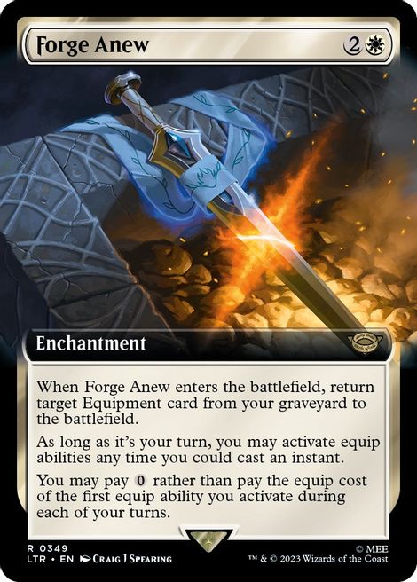 Forge Anew (Extended Art) [The Lord of the Rings: Tales of Middle-Earth] - Trinity Hobby