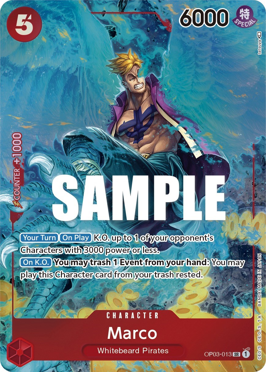 Marco (Alternate Art) (OP03-013) - [Pillars of Strength] Foil - Trinity Hobby