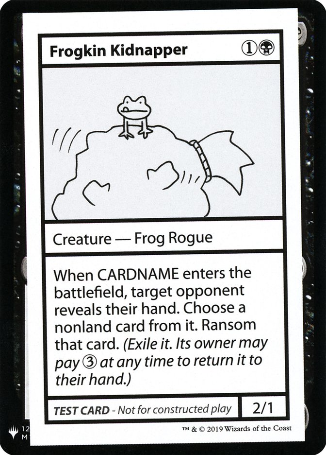Frogkin Kidnapper [Mystery Booster Playtest Cards] - Trinity Hobby