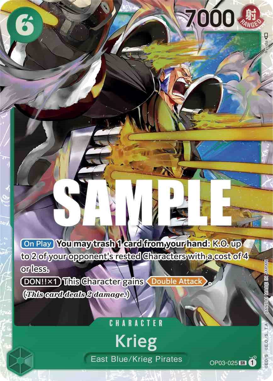 Krieg (OP03-025) - [Pillars of Strength] Foil - Trinity Hobby