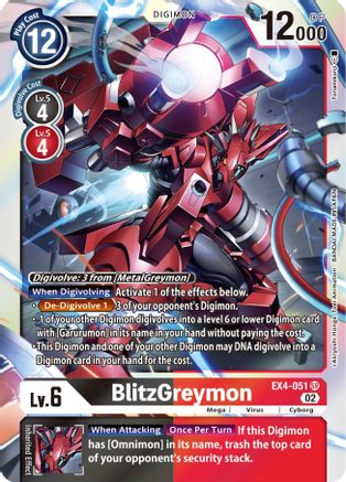 BlitzGreymon [EX4-051] [Alternative Being Booster] - Trinity Hobby