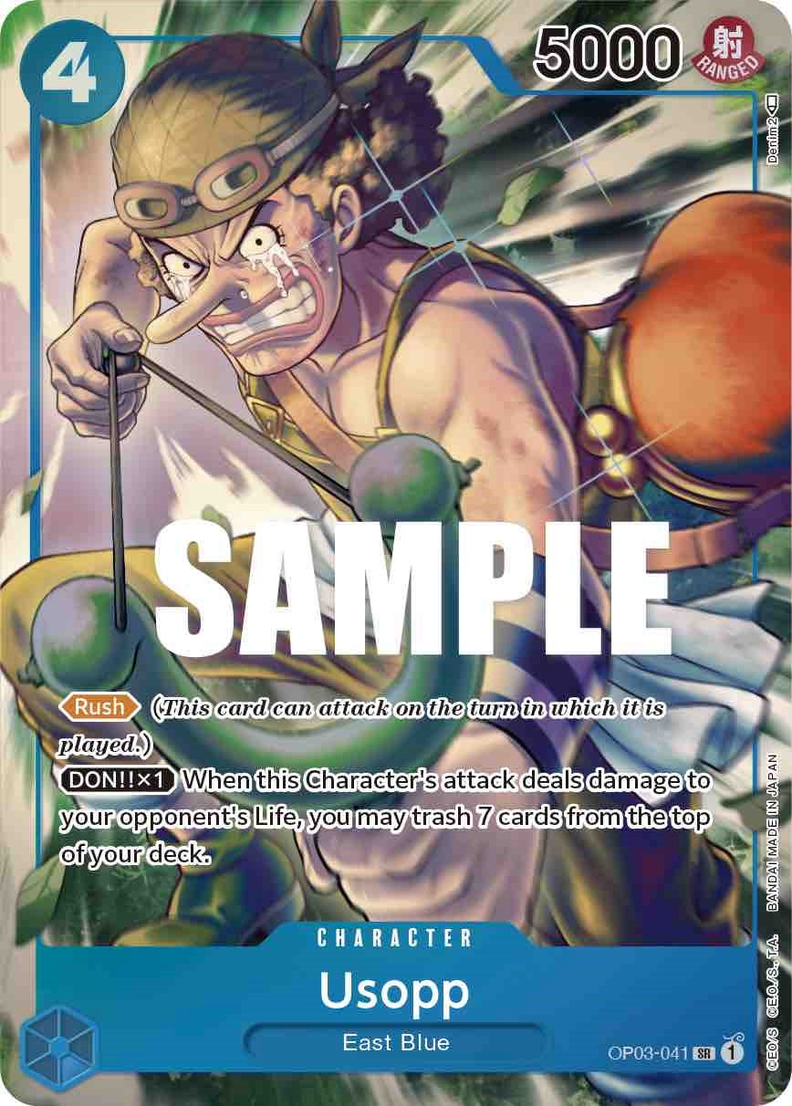 Usopp (Alternate Art) (OP03-041) - [Pillars of Strength] Foil - Trinity Hobby