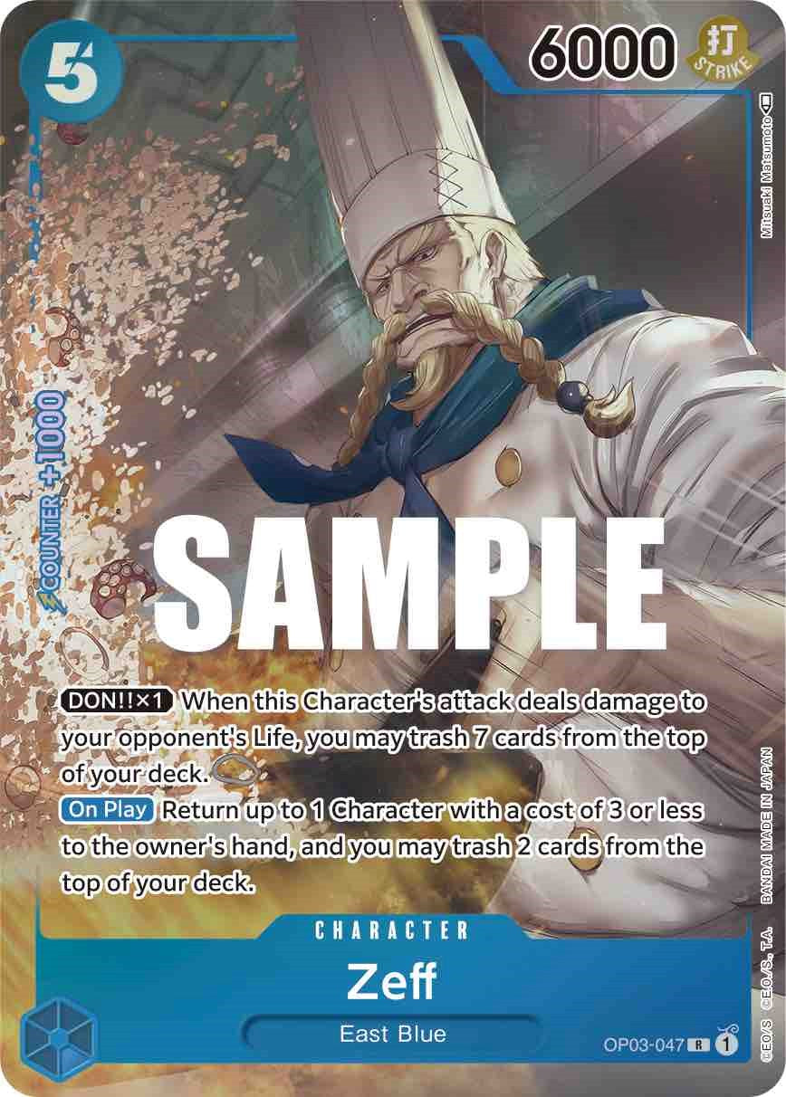 Zeff (Alternate Art) (OP03-047) - [Pillars of Strength] Foil - Trinity Hobby