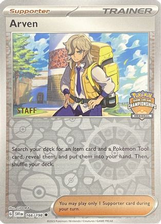 Arven (166/198) (Staff Regional Championships) [League & Championship Cards] - Trinity Hobby