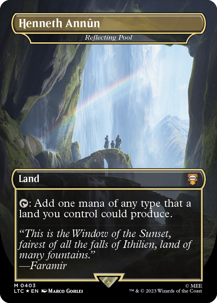 Henneth Annun - Reflecting Pool (Surge Foil Realms and Relics) [The Lord of the Rings: Tales of Middle-Earth Commander] - Trinity Hobby