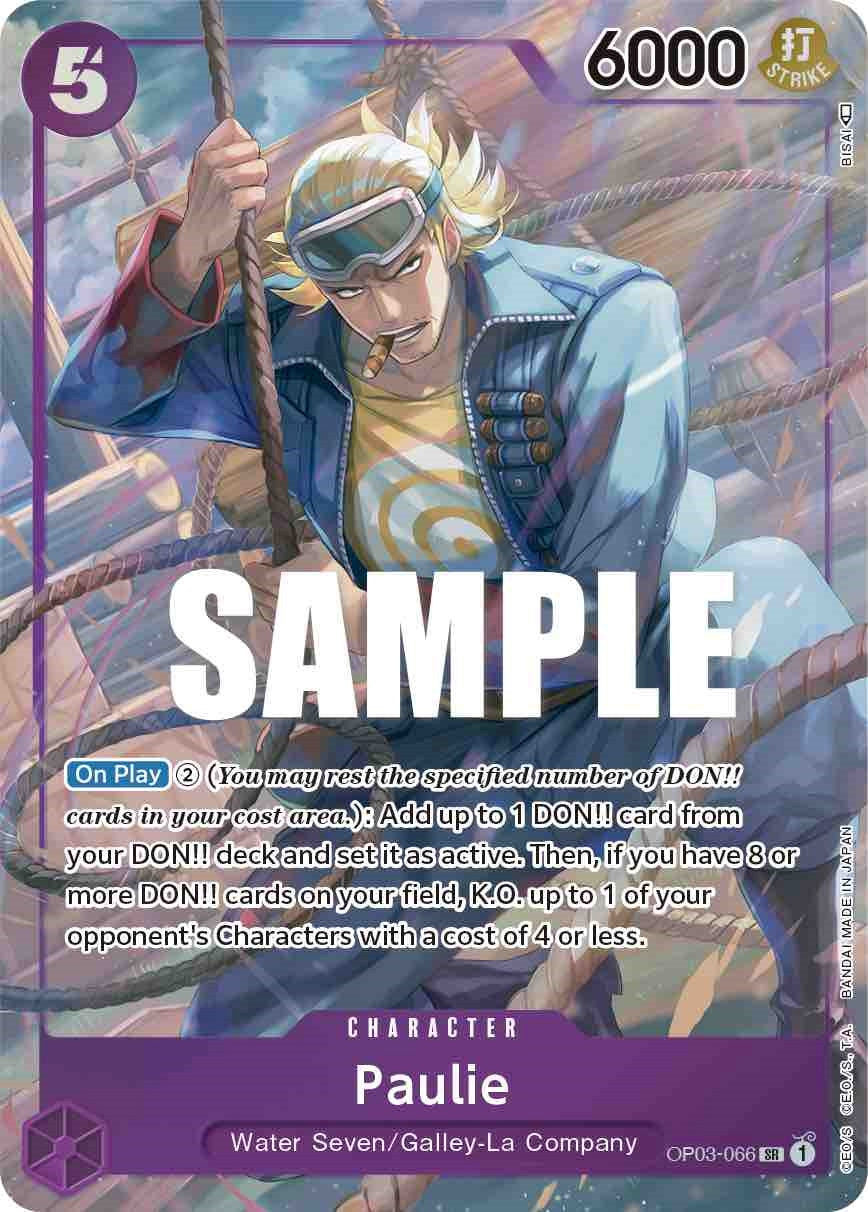 Paulie (Alternate Art) (OP03-066) - [Pillars of Strength] Foil - Trinity Hobby