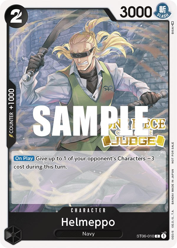 Helmeppo (Judge) (ST06-010) - [One Piece Promotion Cards] Foil - Trinity Hobby