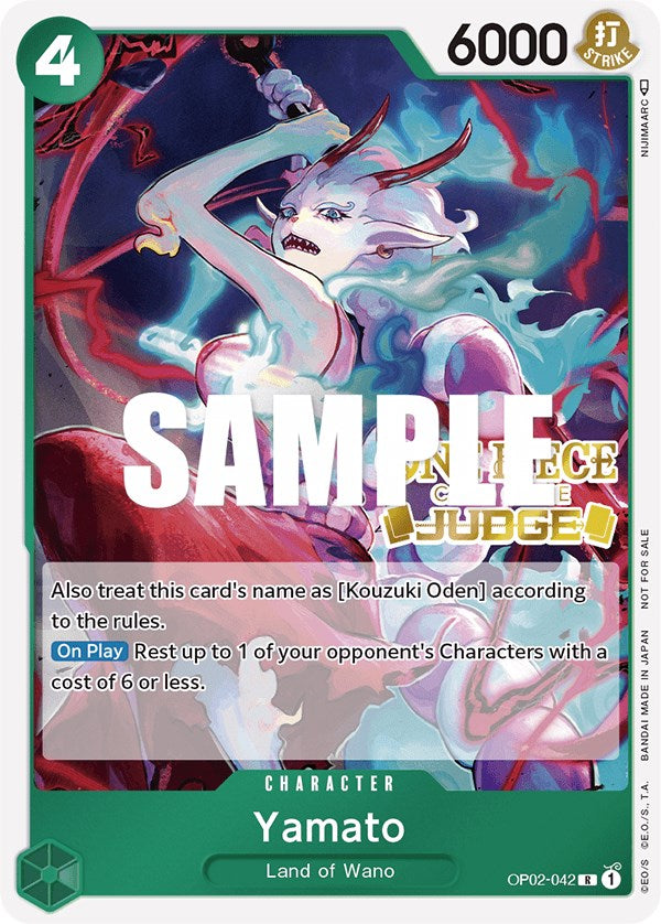 Yamato (Judge) (OP02-042) - [One Piece Promotion Cards] Foil - Trinity Hobby