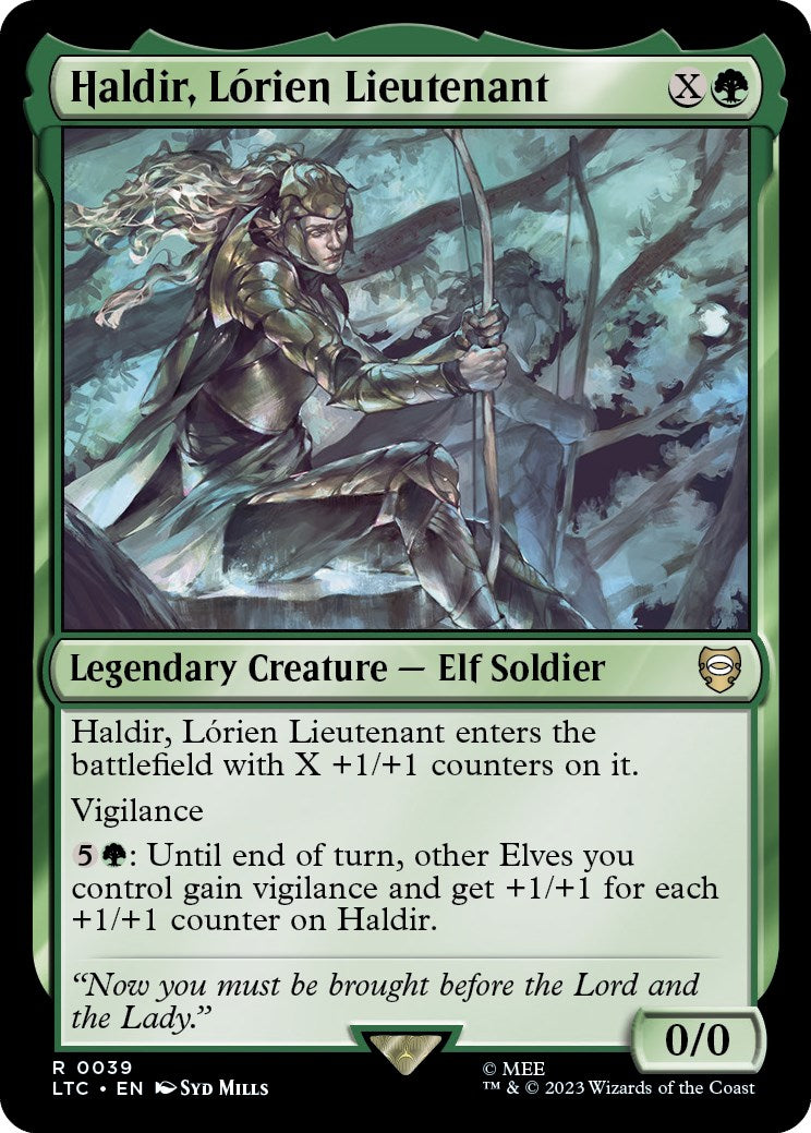 Haldir, Lorien Lieutenant [The Lord of the Rings: Tales of Middle-Earth Commander] - Trinity Hobby