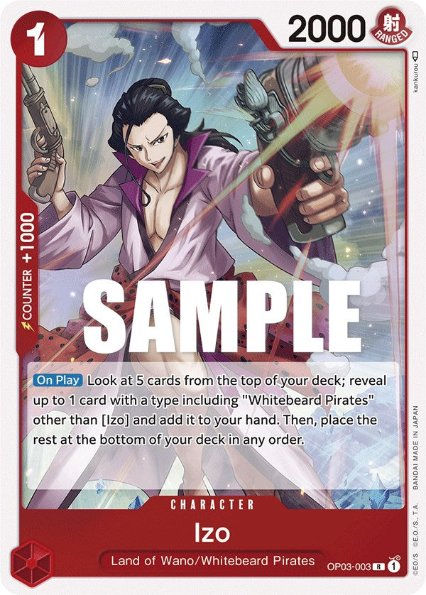 Izo (OP03-003) - [Pillars of Strength] Foil - Trinity Hobby