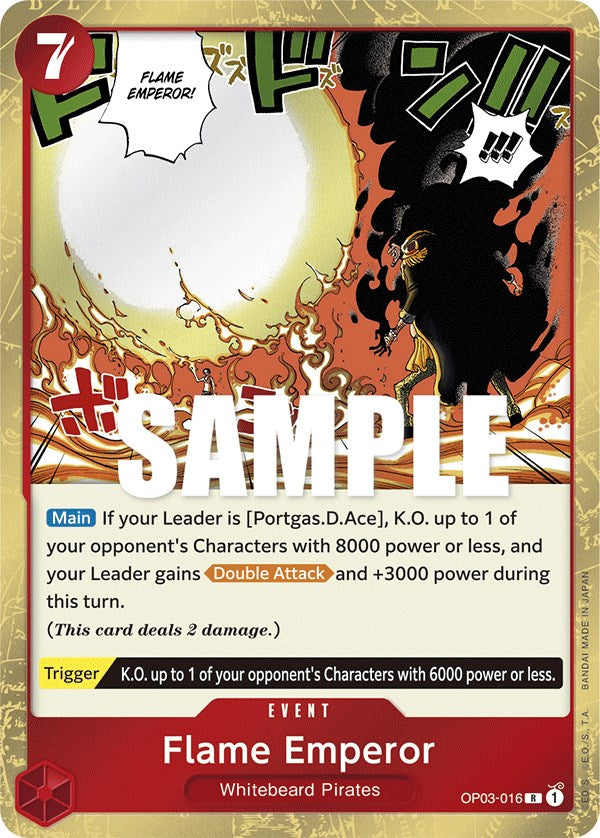 Flame Emperor (OP03-016) - [Pillars of Strength] Foil - Trinity Hobby