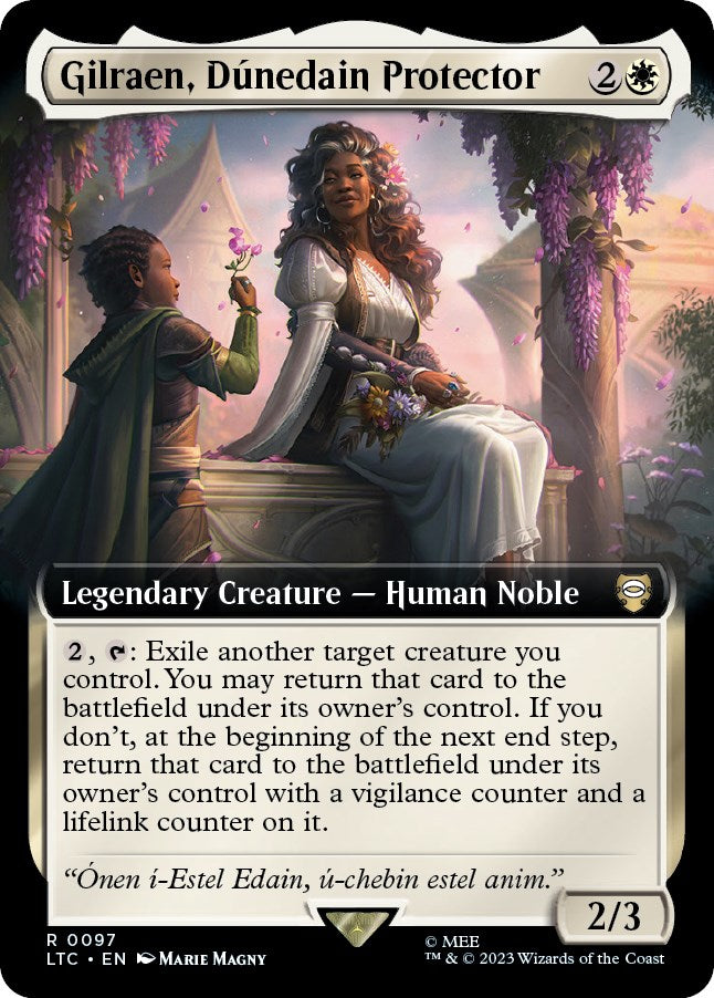 Gilraen, Dunedain Protector (Extended Art) [The Lord of the Rings: Tales of Middle-Earth Commander] - Trinity Hobby
