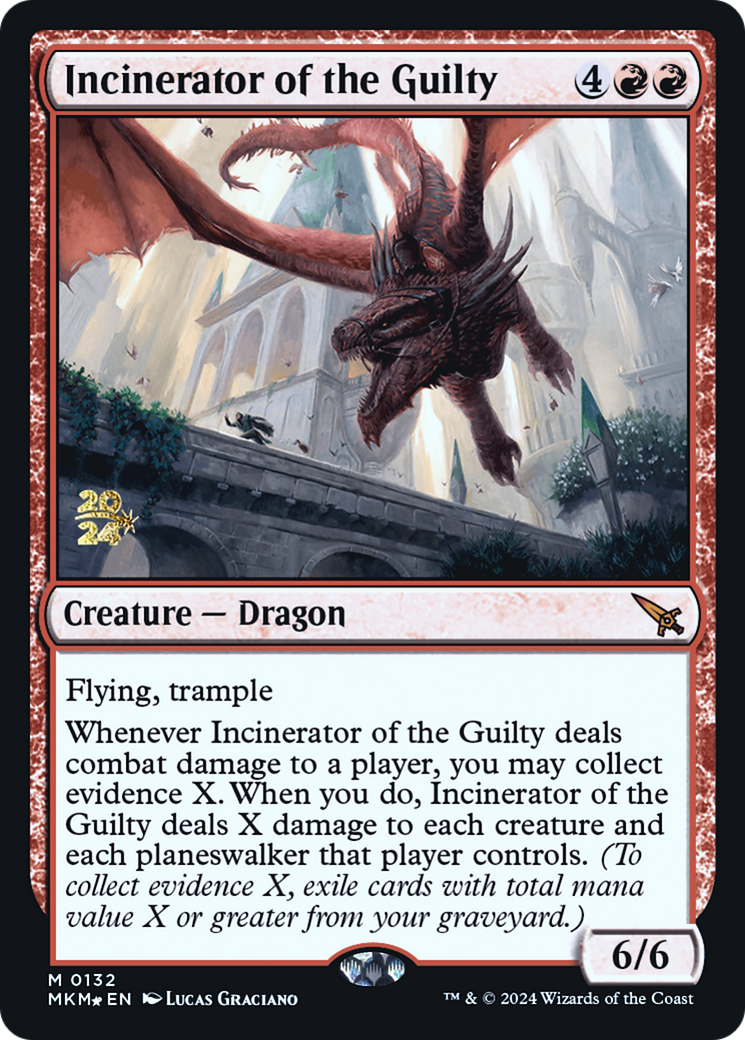 Incinerator of the Guilty [Murders at Karlov Manor Prerelease Promos] - Trinity Hobby