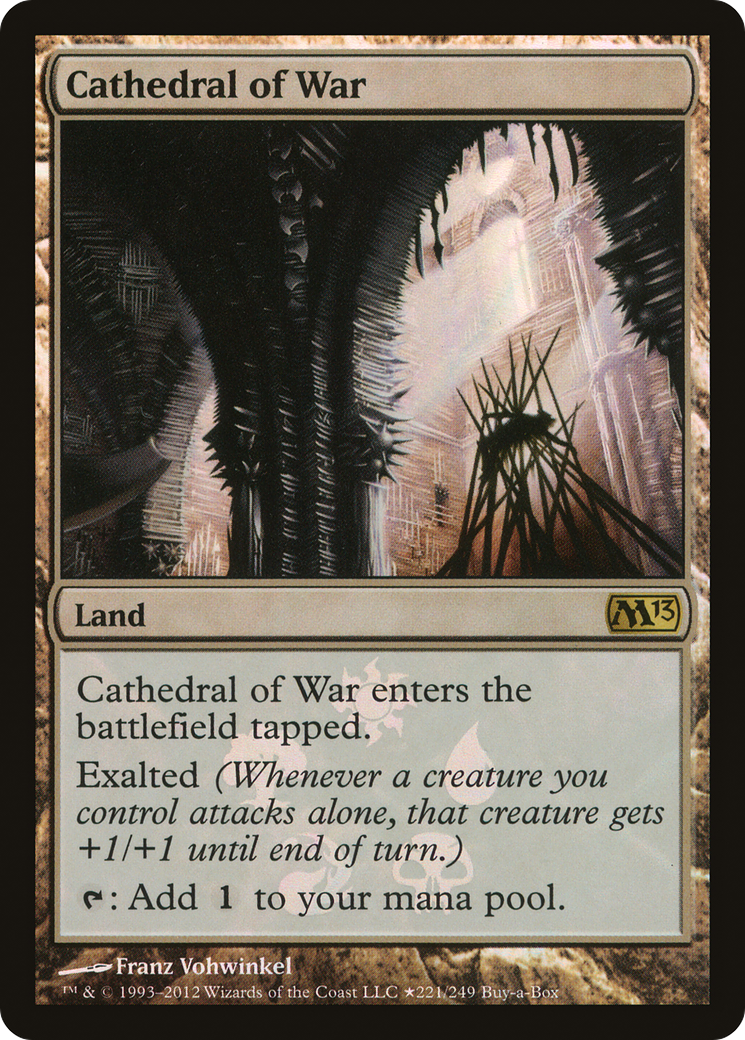 Cathedral of War (Buy-A-Box) [Magic 2013 Promos] - Trinity Hobby