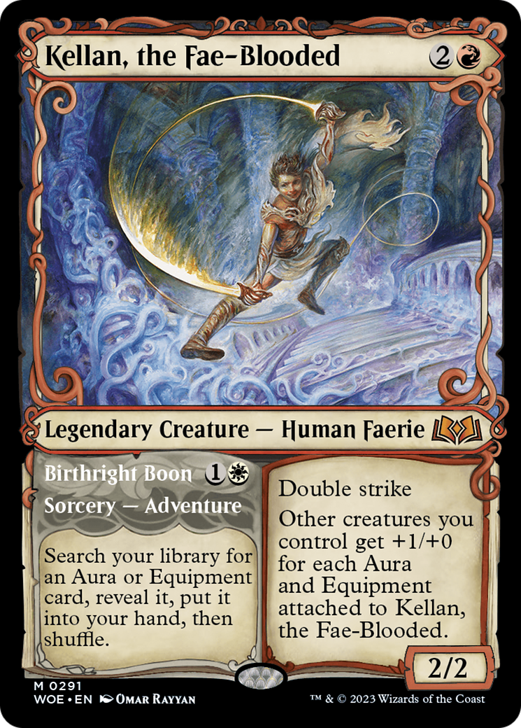 Kellan, the Fae-Blooded // Birthright Boon (Showcase) [Wilds of Eldraine] - Trinity Hobby