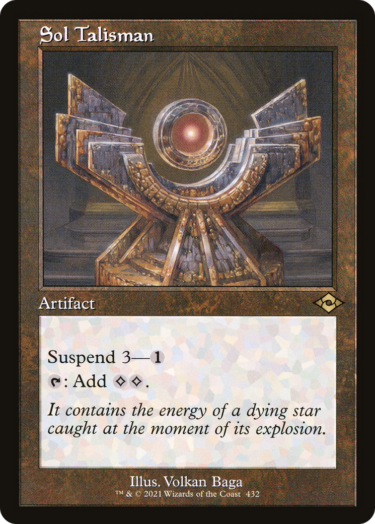 Sol Talisman [Etched Foil]  (MH2-432) - [Modern Horizons 2] - Trinity Hobby