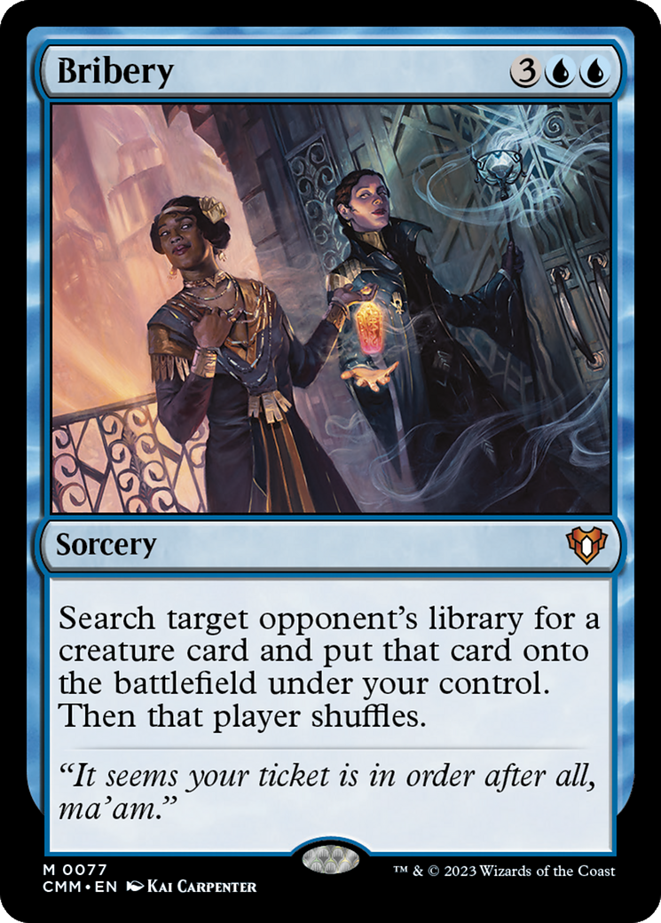 Bribery [Commander Masters] - Trinity Hobby